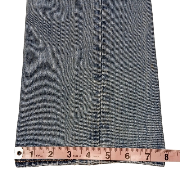 Men's Vintage Levi's '93 501 34x32 Button Front Red Tab Lt. Wash Denim Jeans EUC - Picture 7 of 16